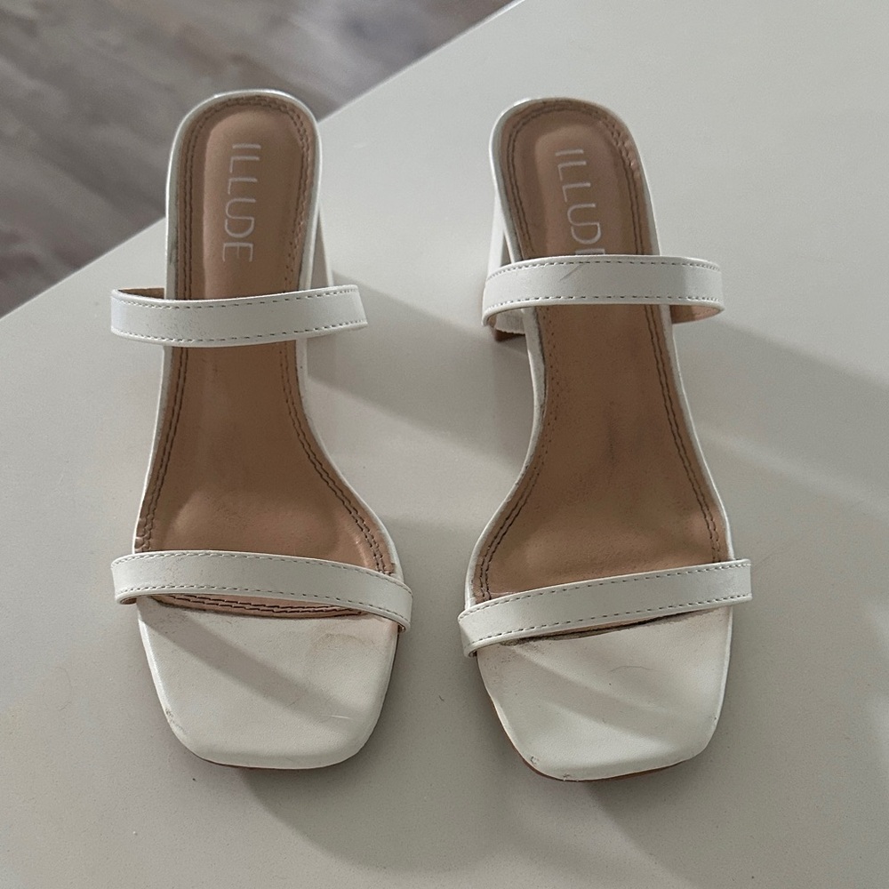 Women's White Heels